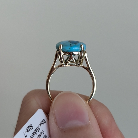 NWT Natural Mohave Turquoise ring size US 7 - Picture 8 of 14